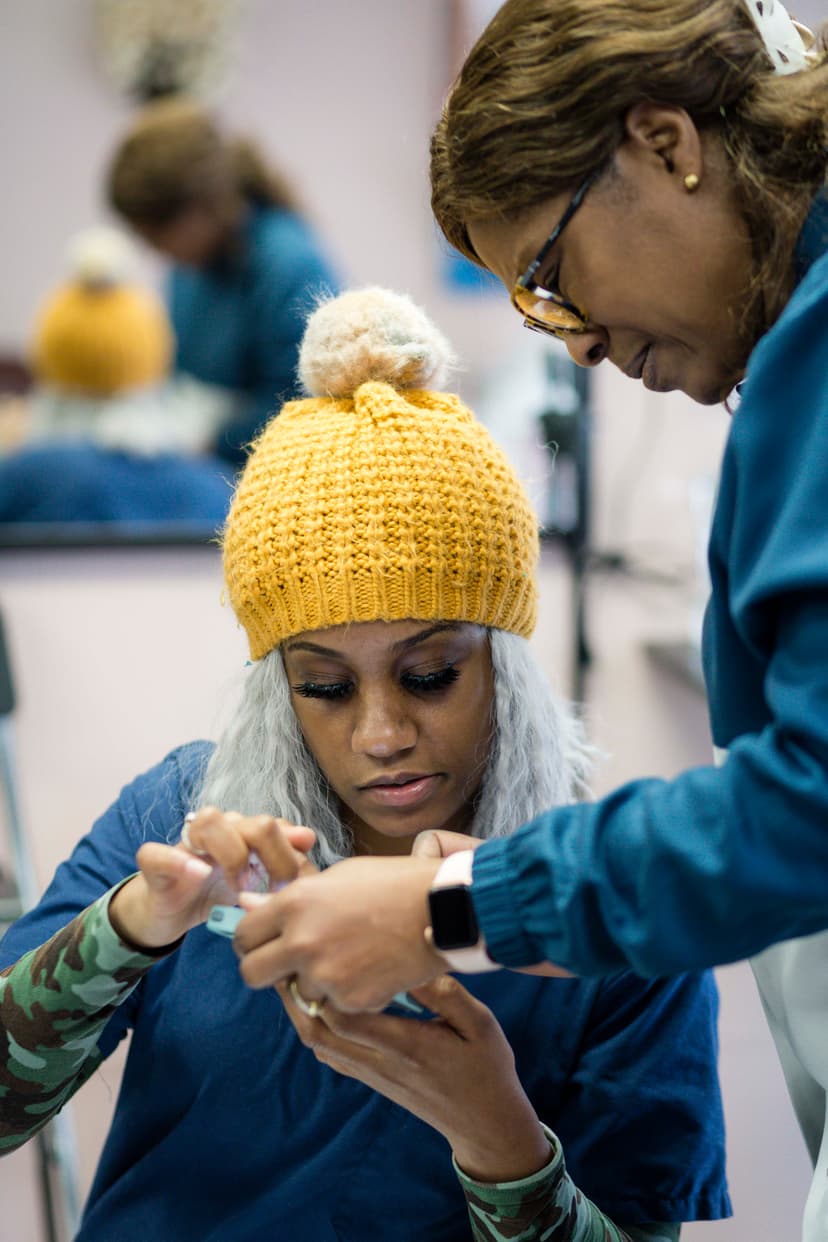 Hands-on braiding training
