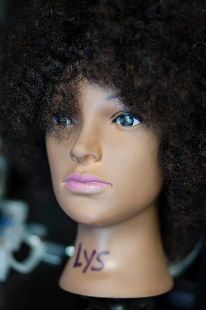 LYS-branded practice mannequin head